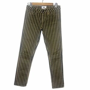 Paige skyline ankle peg striped olive and black jeans size 29